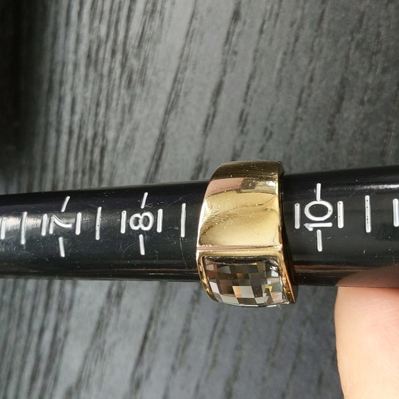 Dyrberg kern ring gold white mix broken stone - Picture 5 of 6